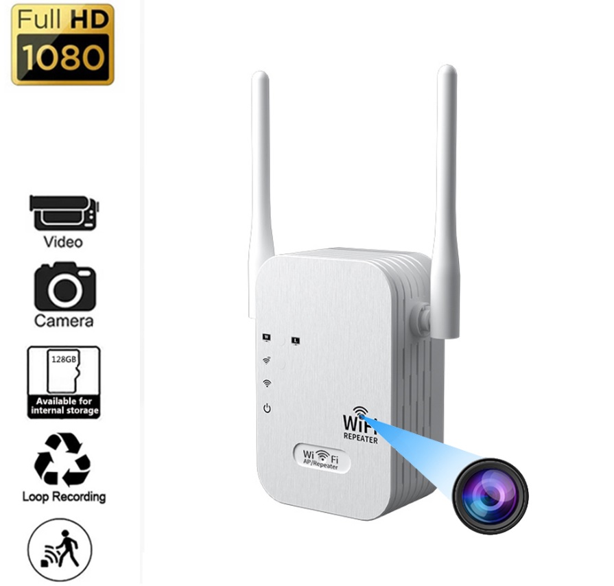 wifi zosilňovač so skrytou kamerou